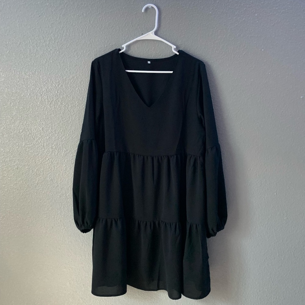 Black long sleeve dress🖤👗